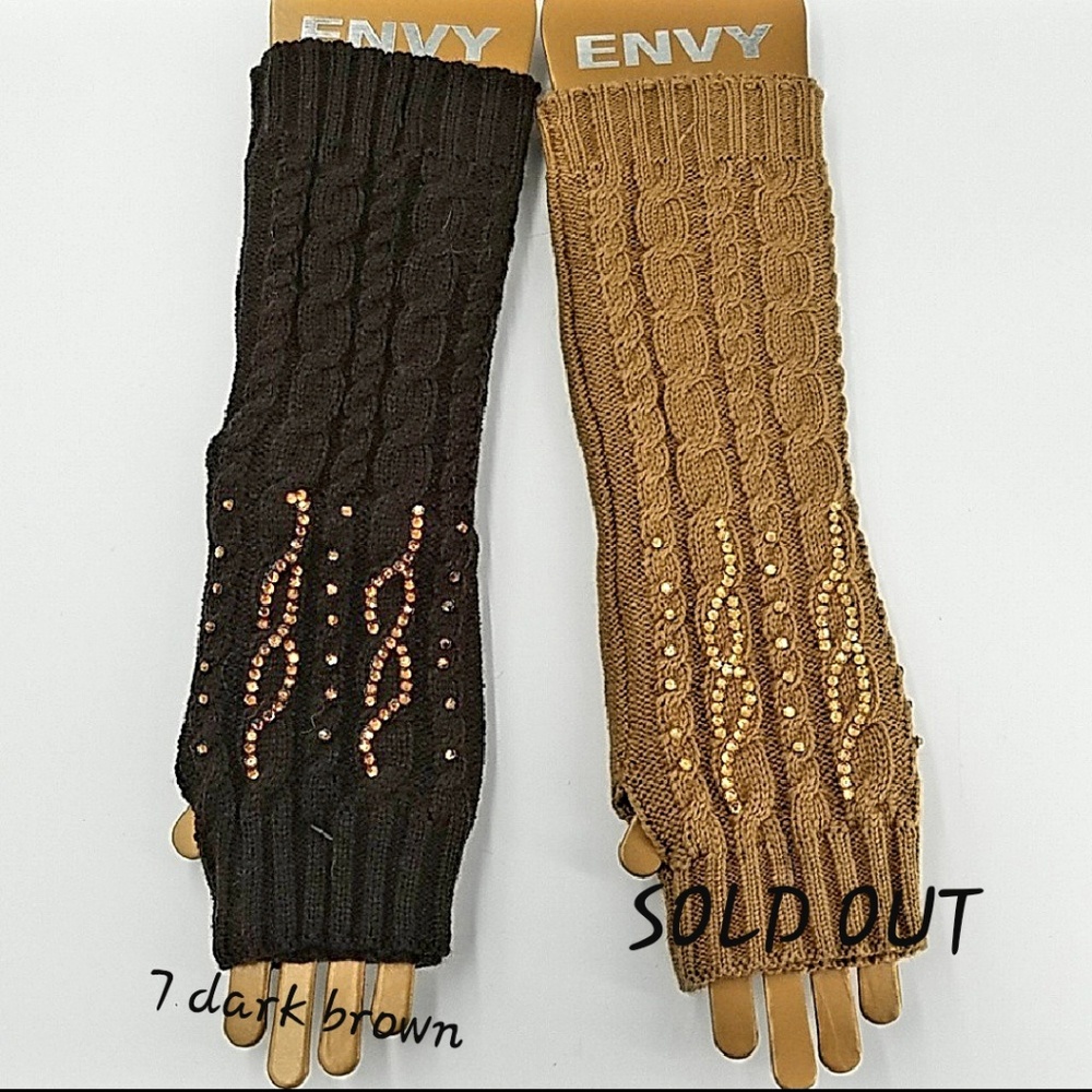 NWT Envy Knit Arm Warmers Colors/Designs One size - Picture 4 of 8